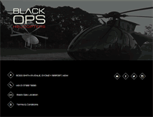 Tablet Screenshot of blackopshelicopters.com